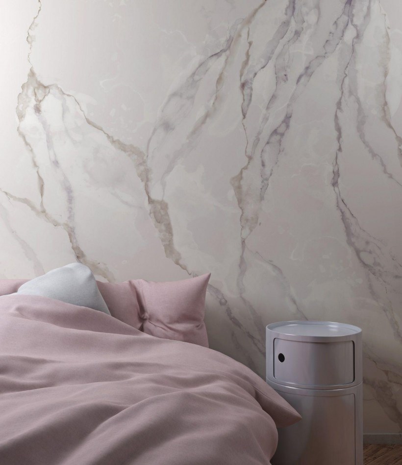 Декоративная штукатурка в спальне