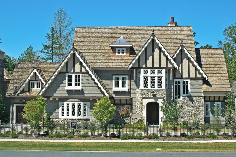 Стиль Тюдор (Tudor Revival Cottage)
