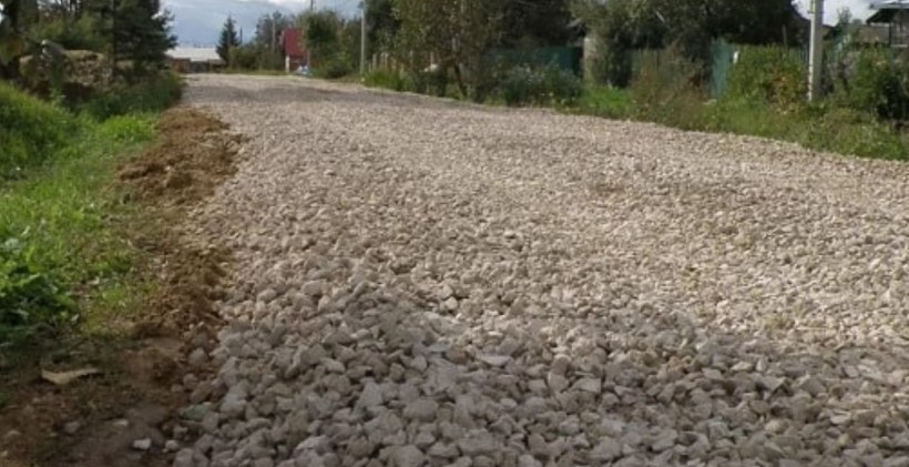 Гравийные дорожки и плитка