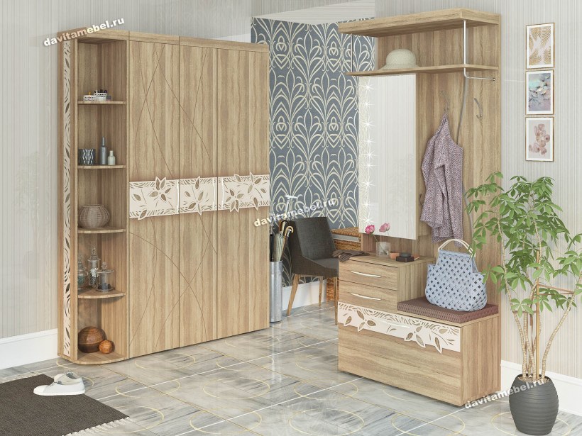 Давита мебель прихожая Ассоль