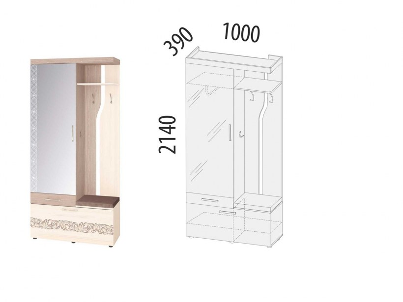Прихожая Мэри 39 Витра