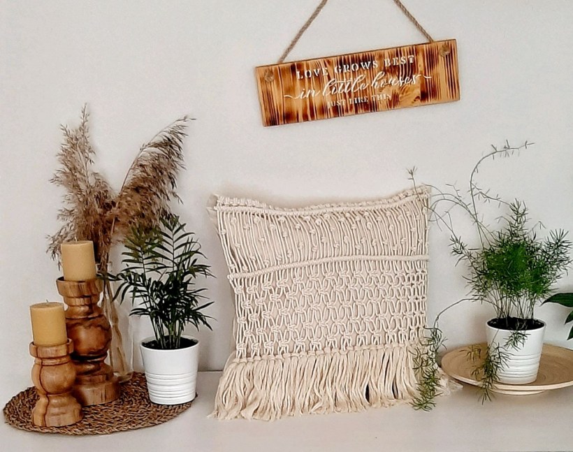 Наволочка макраме HM Home