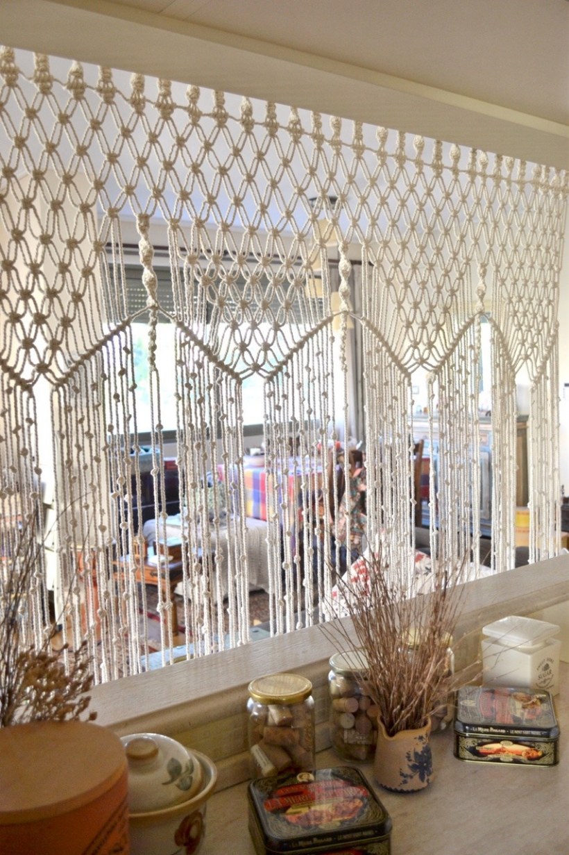 Макраме шторы