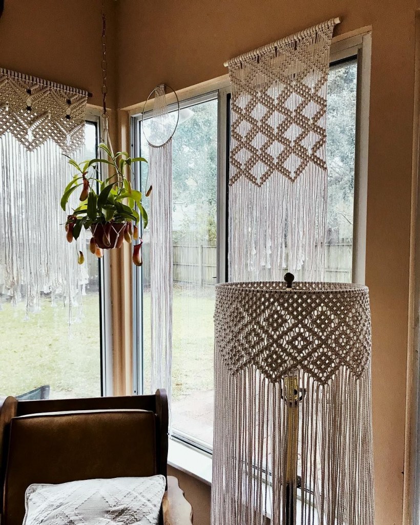 Макраме шторы