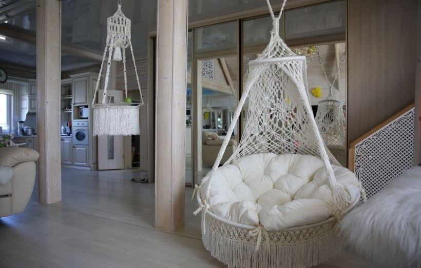 Колыбель зыбка макраме