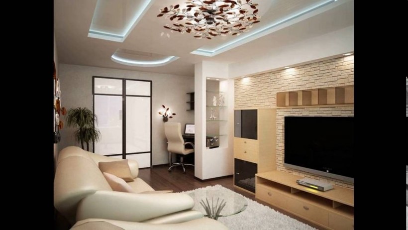 Квадратная гостиная