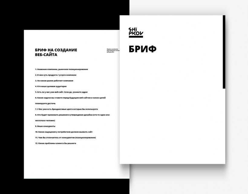 Бриф для заказчика