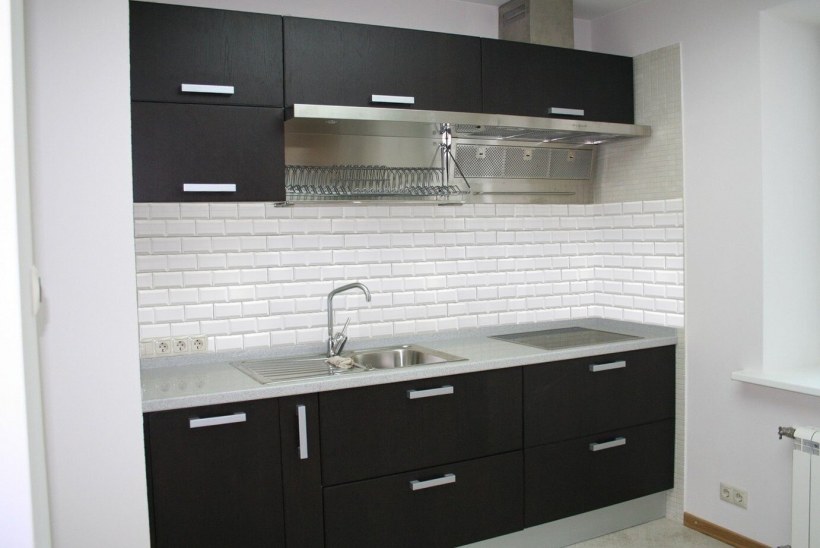 Фартук для кухни из МДФ белый