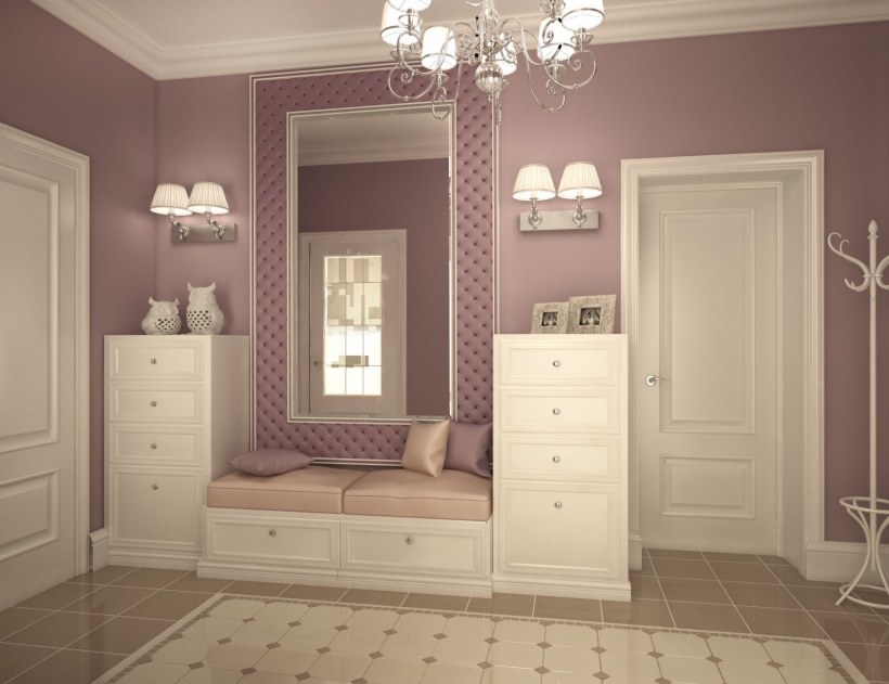 Лиловая прихожая