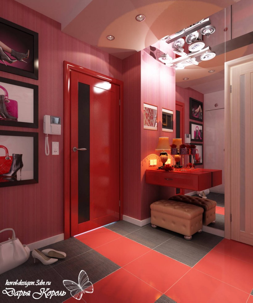Яркая прихожая