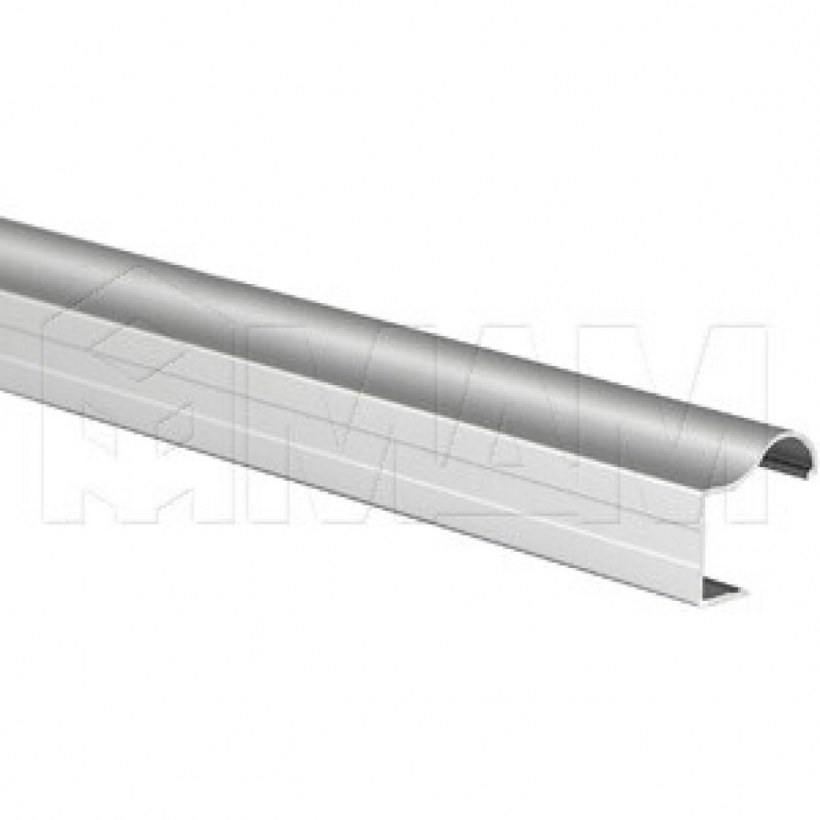 Omega профиль-ручка для фасада 16 мм, серебро, l-2750