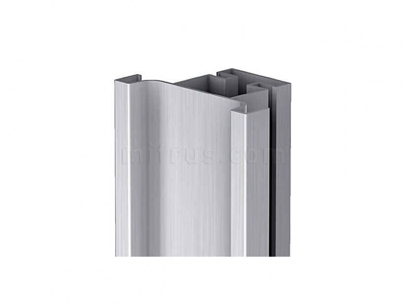 Профиль вертикальный боковой l=4.5м алюминий анодированный 8033.50.s.l45