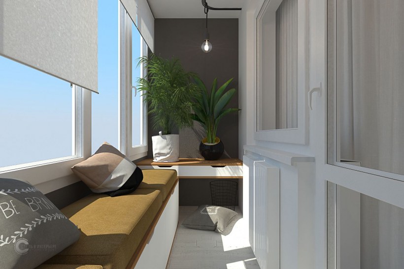 Зашивка балкона