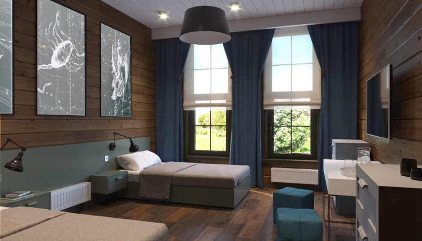 Интерьер турбазы