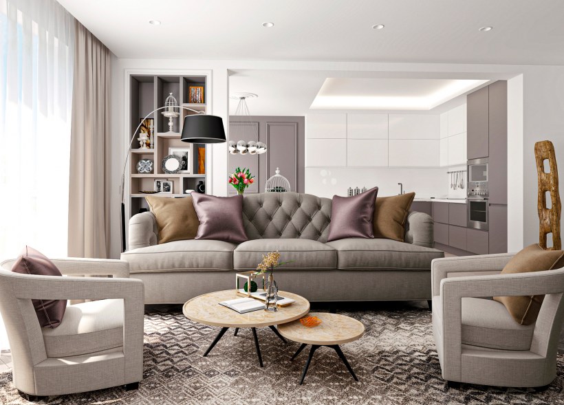 Неоклассика диван семья