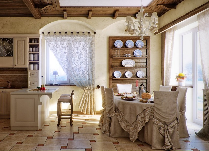 Кухня в стиле Винтаж