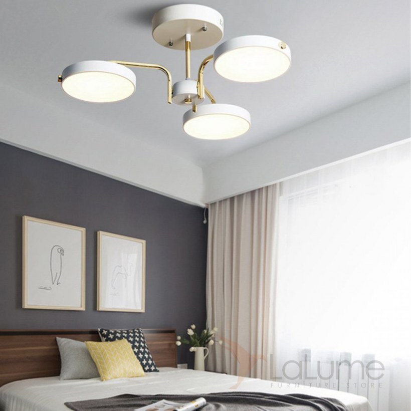 Люстра в скандинавском стиле в спальню