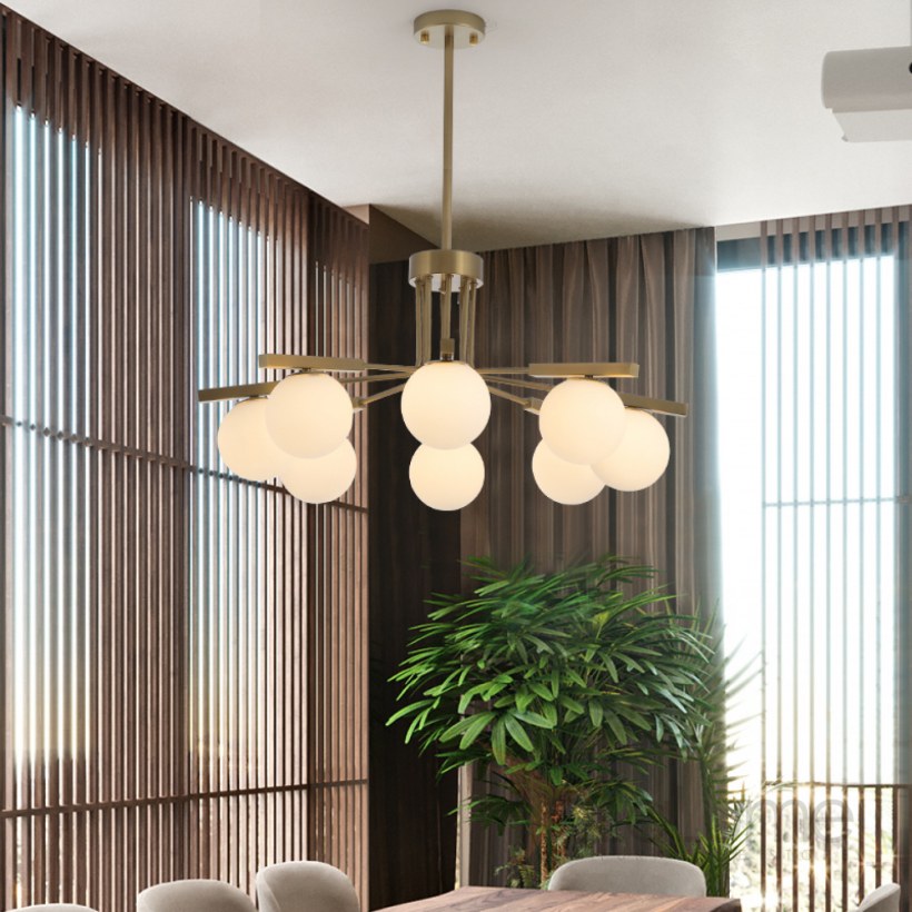 Подвесные люстры в интерьере