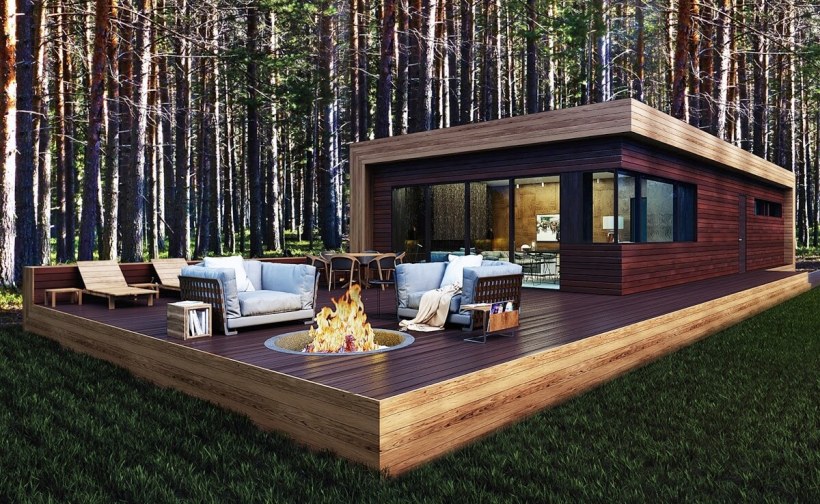 Современный дачный домик