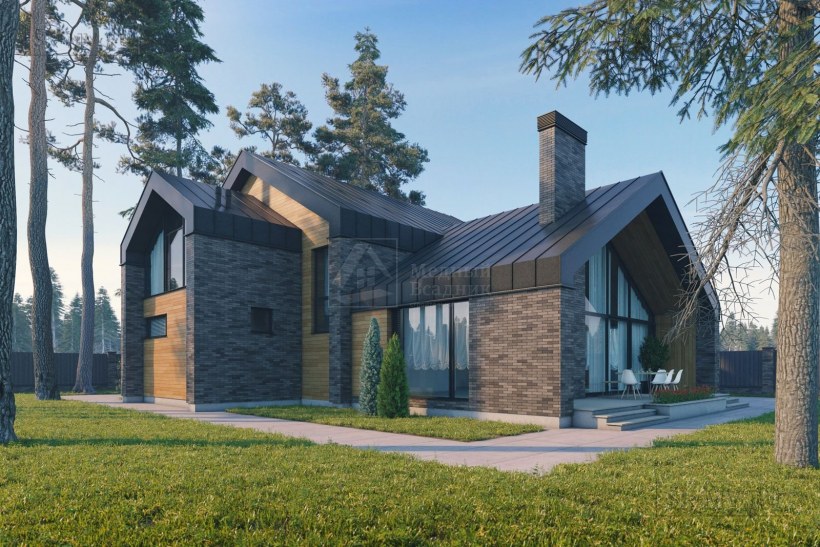 Фальцевая кровля Скандинавский стиль