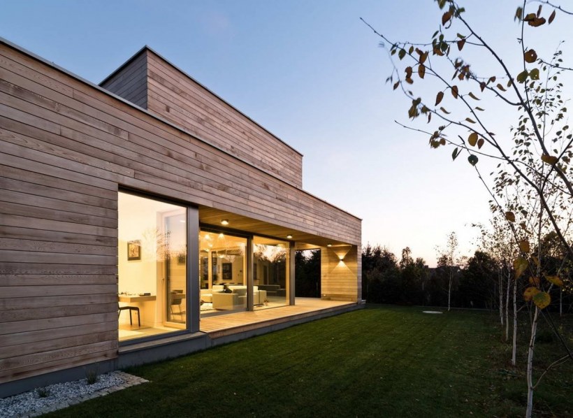 Фасад планкен Скандинавский стиль