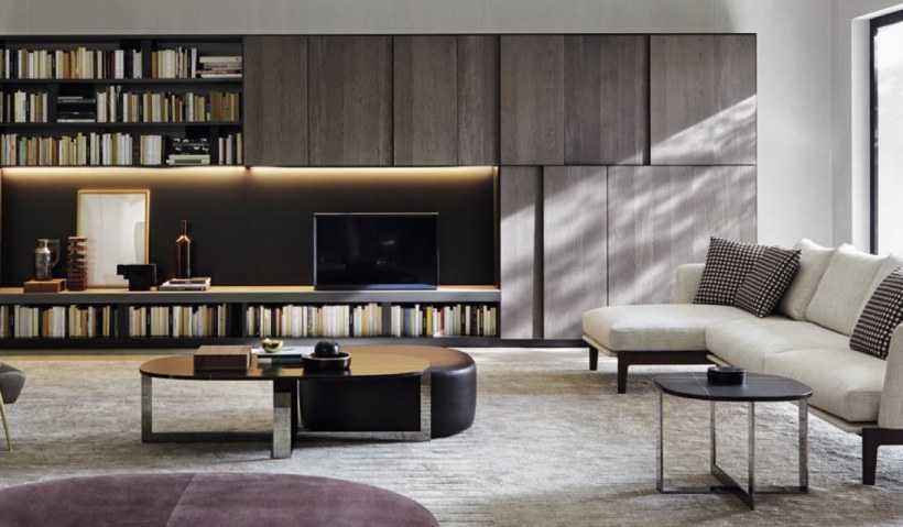 Контемпорари интерьер гостиная