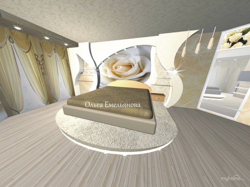 Эскизная визуализация интерьера