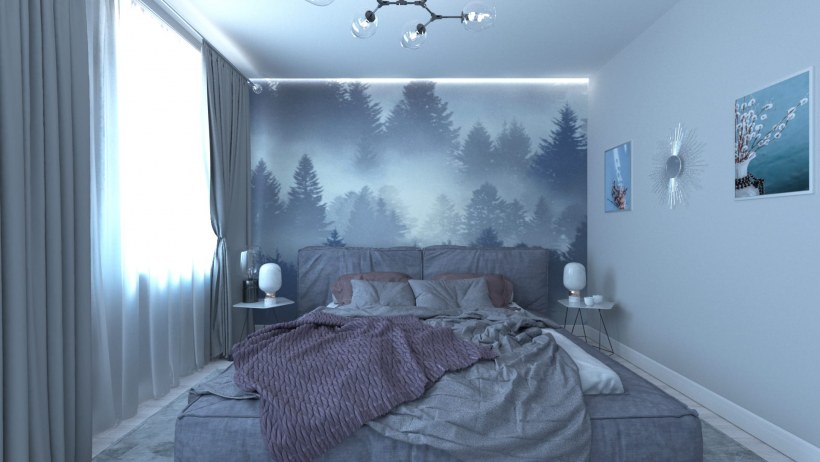 Обои лес Леруа Мерлен