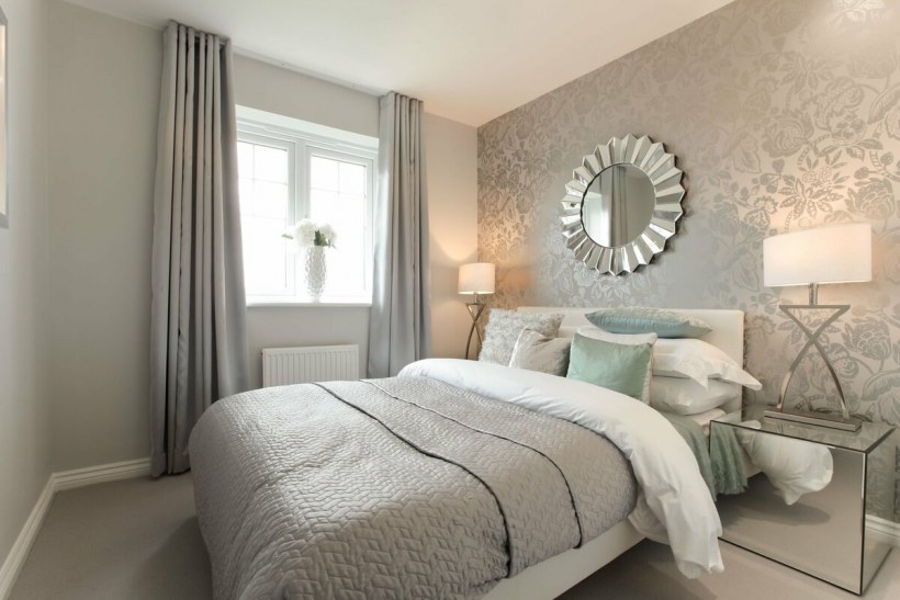 Спальня в пастельных тонах