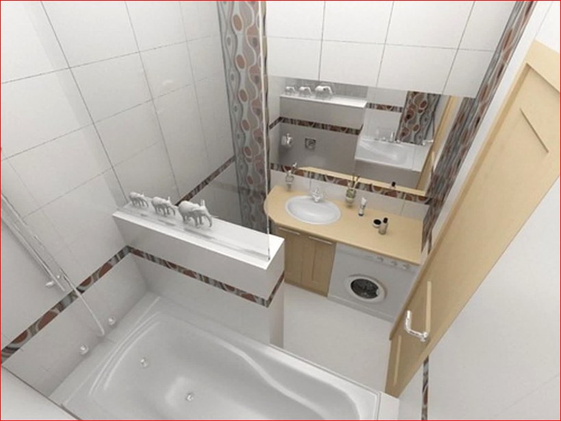 Совмещённый санузел 3м2