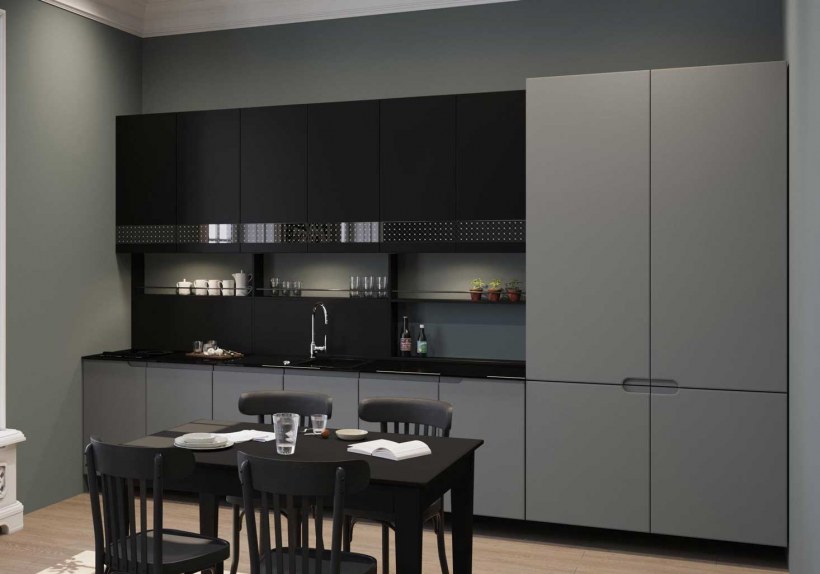 Матовые кухни