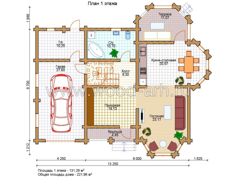 Дом с эркером планировка