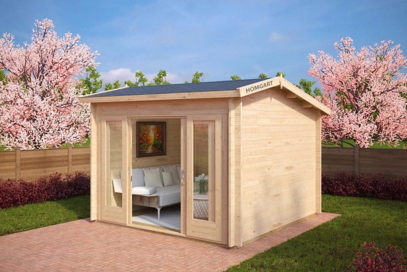 Беседка из профилированного бруса 3х3