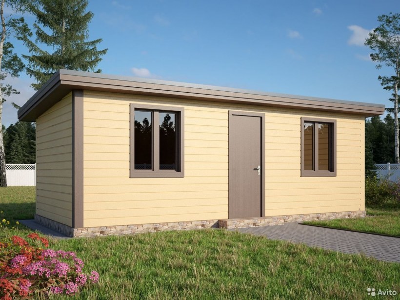 Хозблок 2х2 сборный щитовой