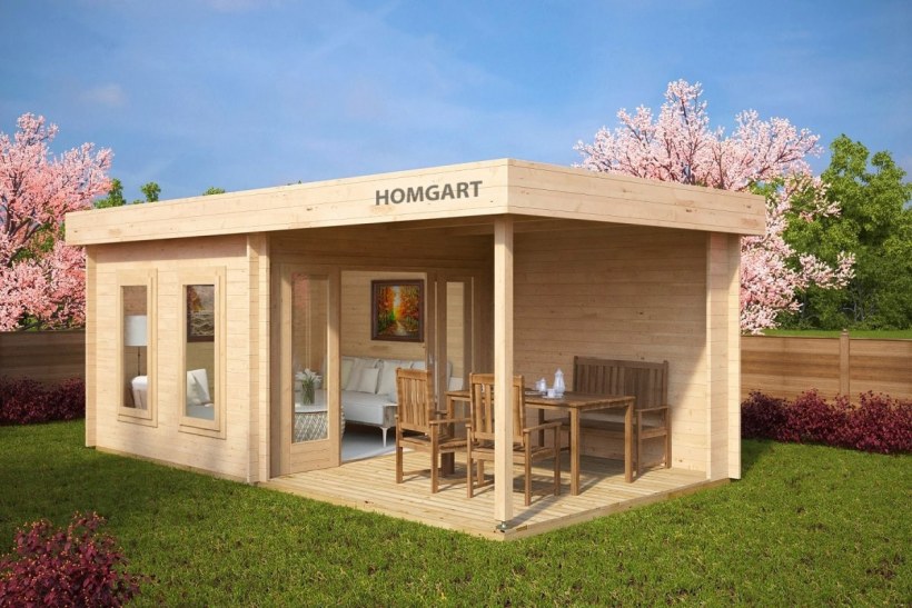 Беседка брусовая Gazebos