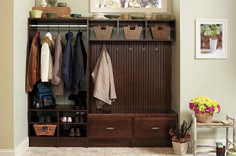 Отделка коридора декоративным камнем