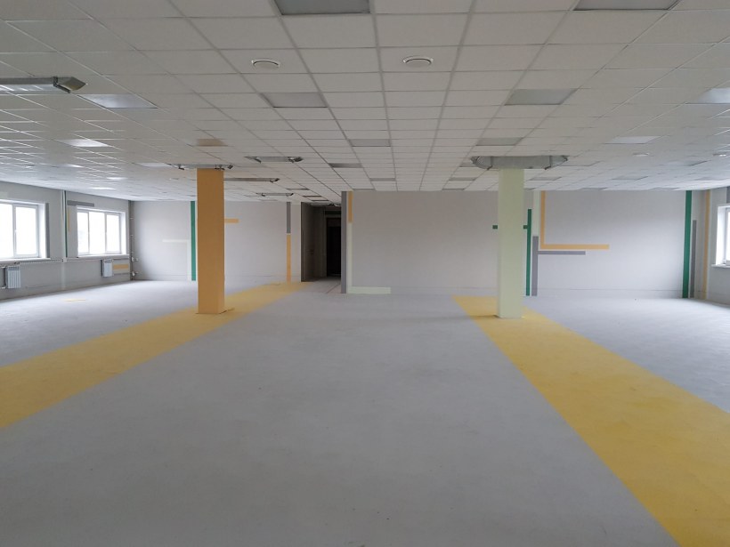 Производственное помещение стена