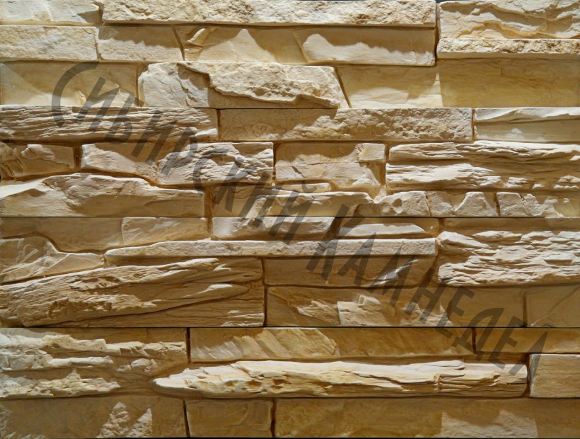 Сланец тонкорельефный гипсовый камень