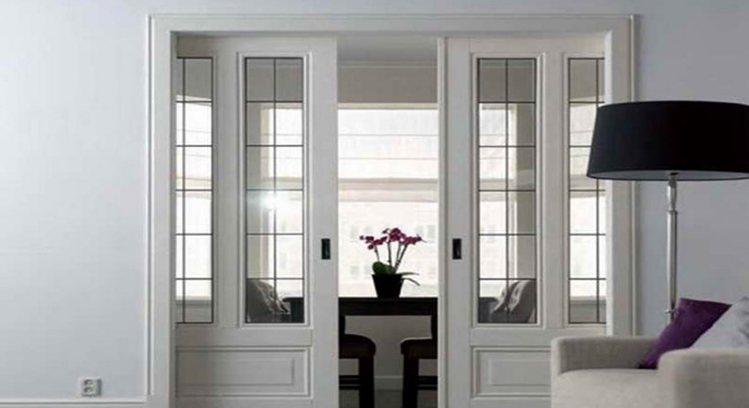 Тройная раздвижная дверь