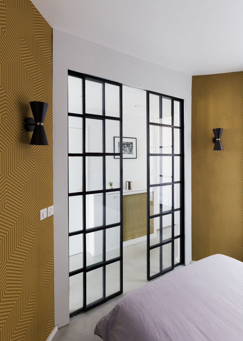 Раздвижные стеклянные перегородки