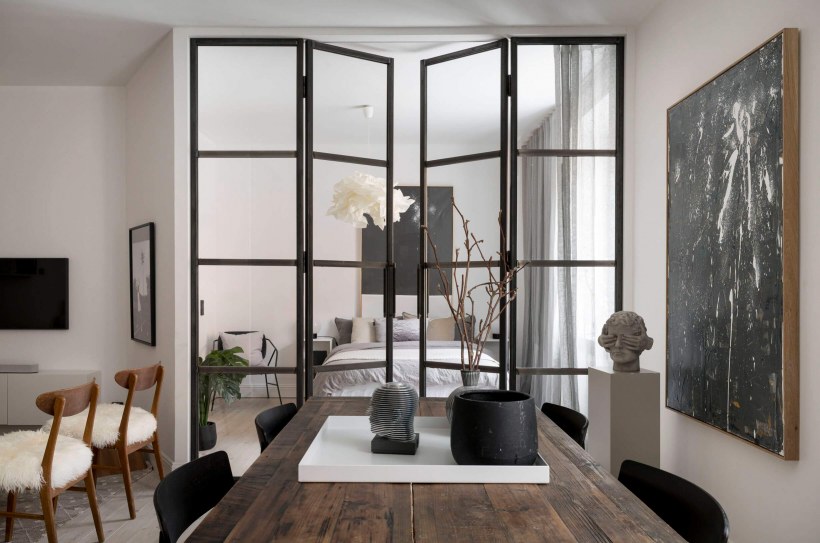 Раздвижные двери в спальню