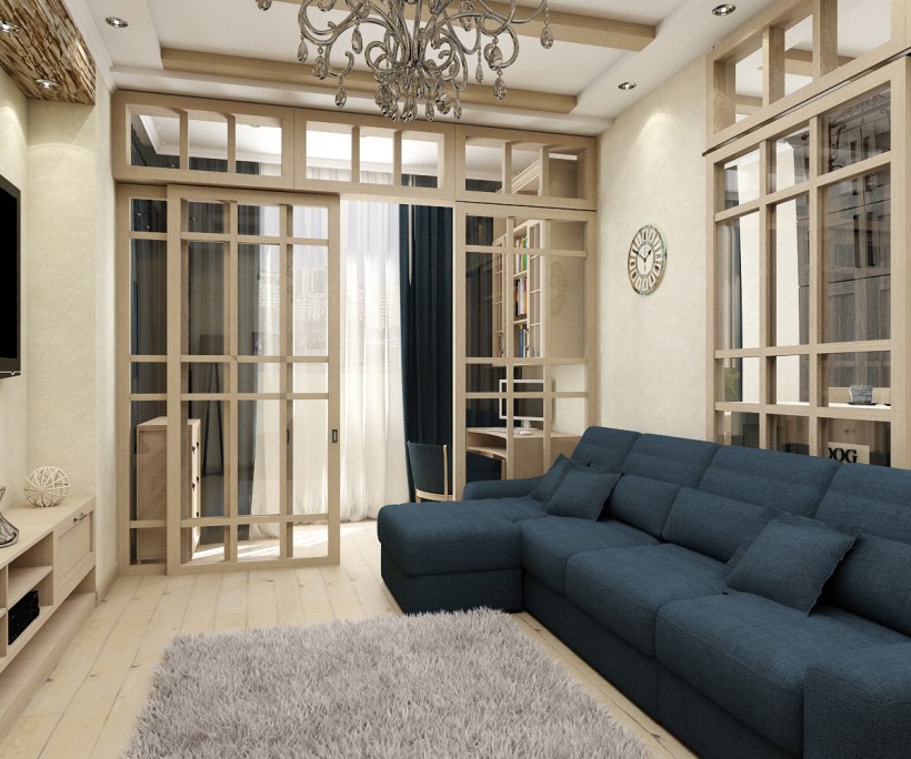 Перегородка в классическом стиле