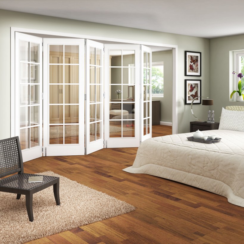 Раздвижная перегородка между кухней и гостиной