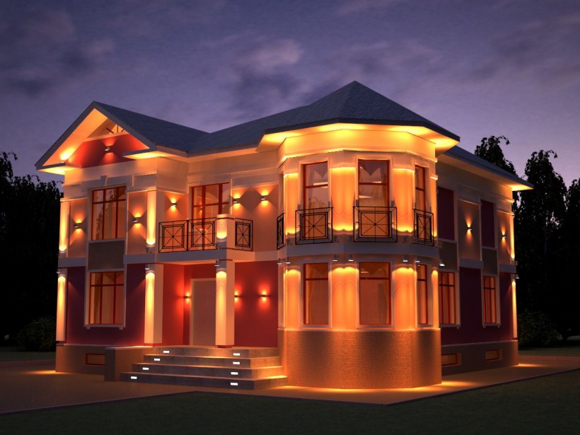 Декоративная подсветка зданий