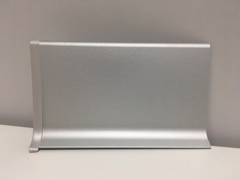 Плинтус алюминиевый Diele 80 анодированный 2500х80х11 мм