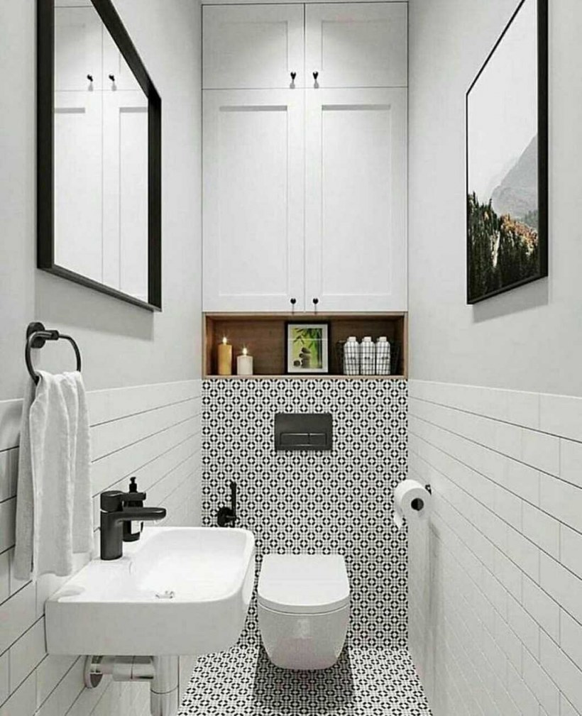 Туалетная комната маленькая