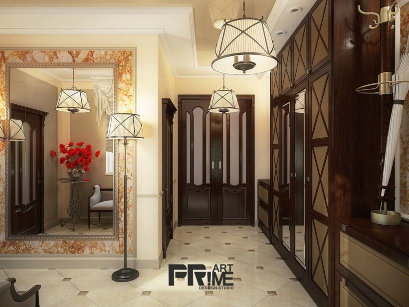 Интерьер холла прихожей