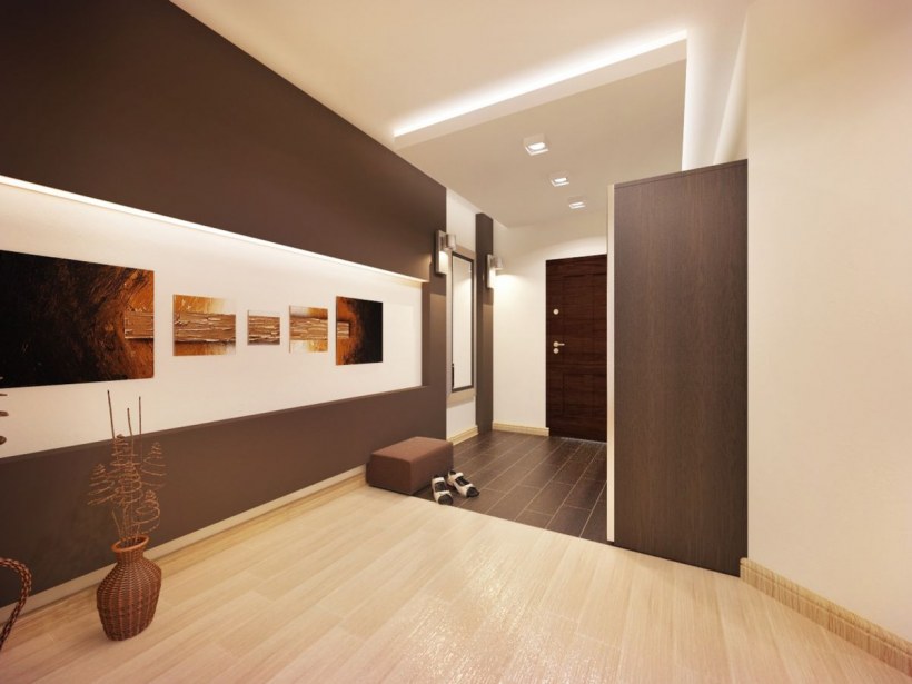 Интерьер холла в современном стиле