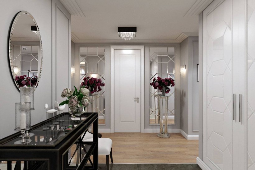 Прихожая в стиле современной классики