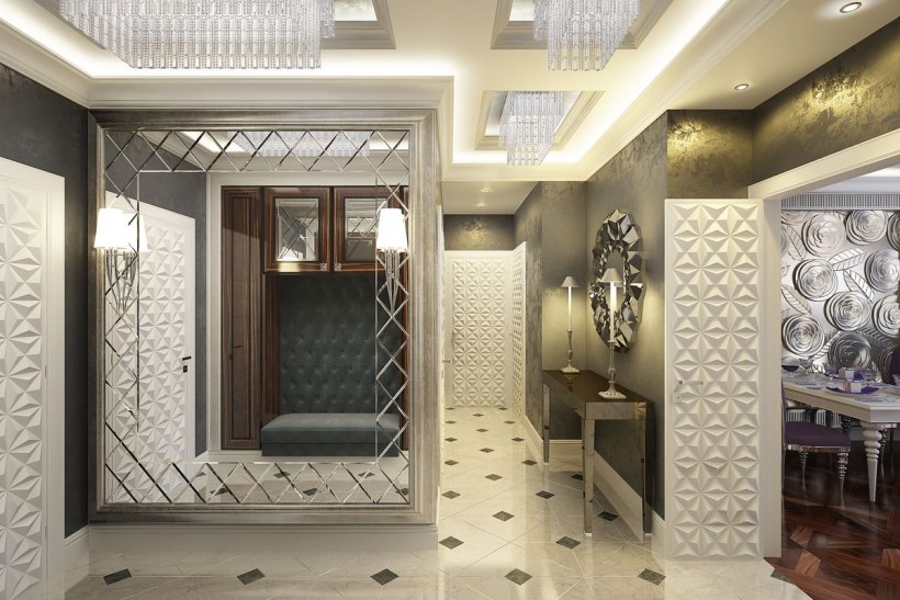 Прихожие в коридор в стиле арт деко